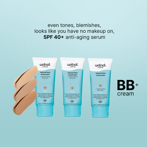 Mineral SPF 40 BB Cream with Eco Sponge for Natural Glow - Wotnot ...