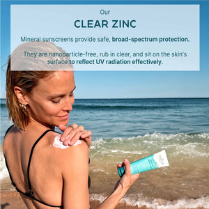 50 SPF Natural Zinc Sunscreen BULK + Refillable roll-on applicator
