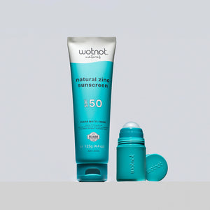 CWH - 1x 50 SPF natural zinc sunscreen + 1x Refillable roll-on applicator