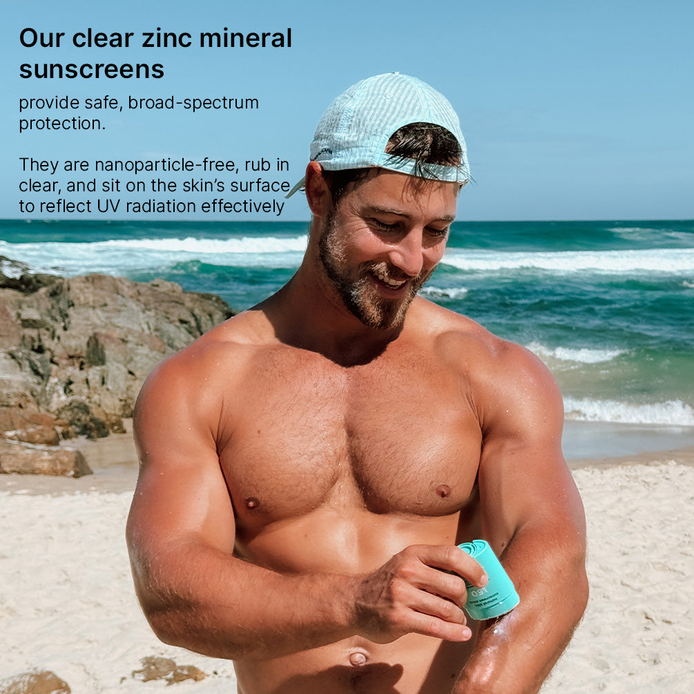 Natural zinc sunscreen stick SPF 50