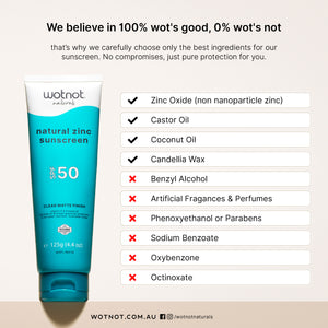 Natural zinc sunscreen with refillable roll-on applicator
