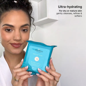 Ultra hydrating face wipes for sensitive skin