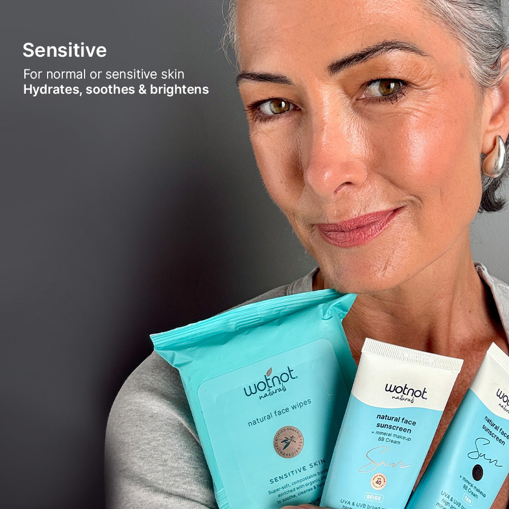 Face wipes for sensitive skin duo pack