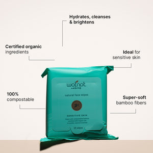 Face wipes for sensitive skin duo pack