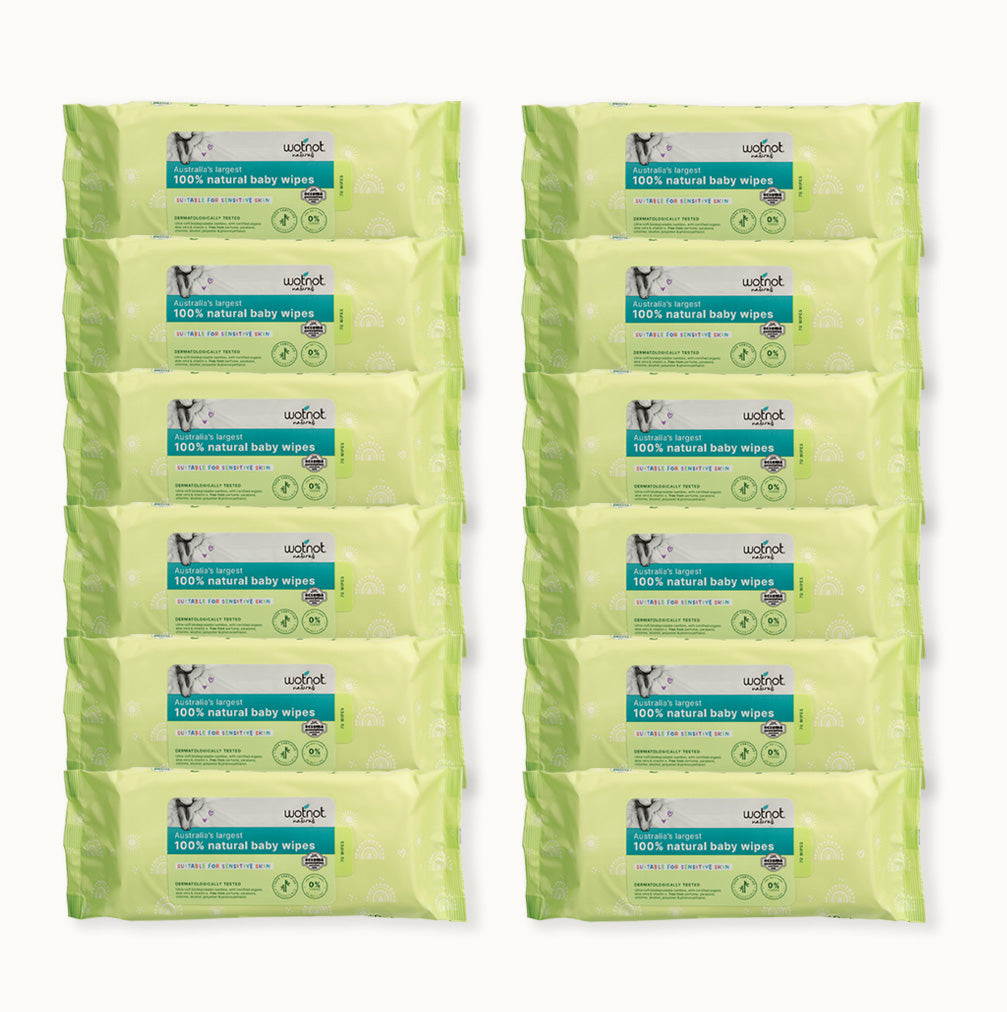 Bulk Baby Wipes Natural Organic Baby Products – Wotnot