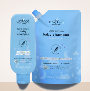 Baby shampoo bundle with refill
