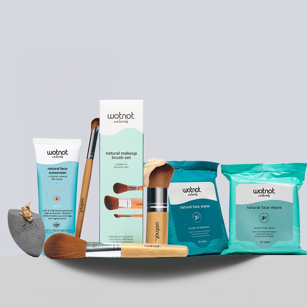 SPF 40 with BB cream + Face Wipes + Makeup Brushes + Sponge