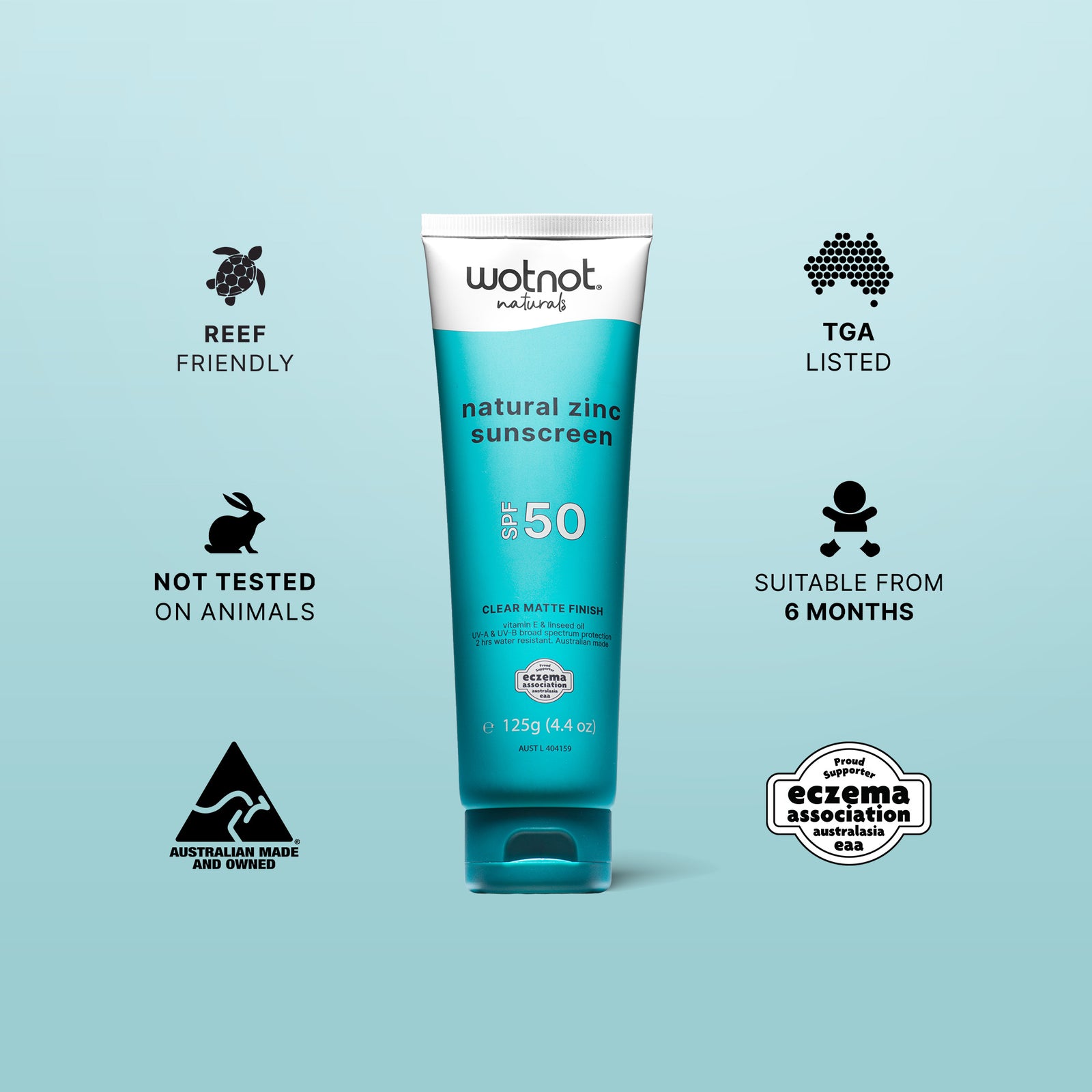 50 SPF Zinc Sunscreen Face & Body