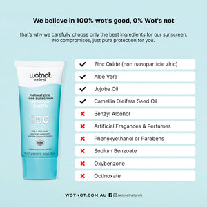 Face sunscreen with antioxidant SPF 50 - untinted