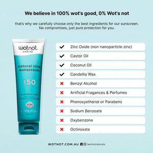 50 SPF Zinc Sunscreen - Bulk