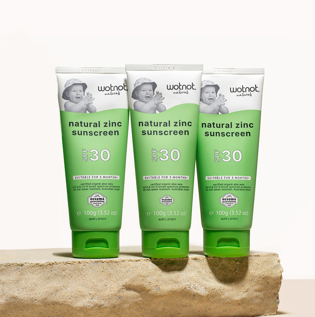 Natural baby sunscreen SPF 30 bulk of 3