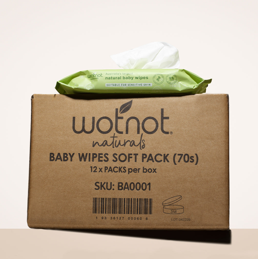 Baby wipes bulk subscription service with 12 packs and 840 wipes, featuring free shipping and flexible delivery options.
