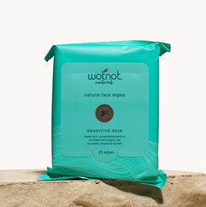 Sensitive skin face wipes pack