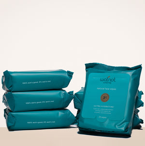 Bulk natural face wipes 6 packs