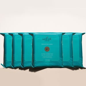 Bulk natural face wipes 6 packs