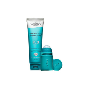 CWH - 1x 50 SPF natural zinc sunscreen + 1x Refillable roll-on applicator