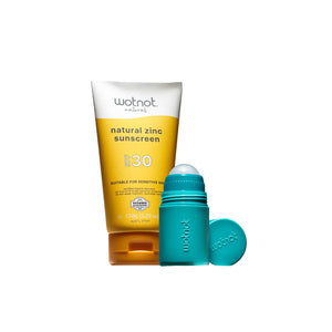 CWH - 1x 30 SPF natural Family sunscreen + 1x Refillable roll-on applicator