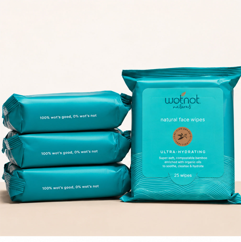 Bulk natural face wipes 6 packs