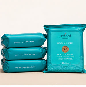 Bulk natural face wipes 6 packs