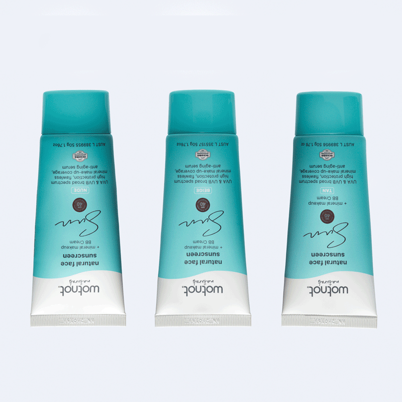 High SPF 40 BB cream sunscreen tinted